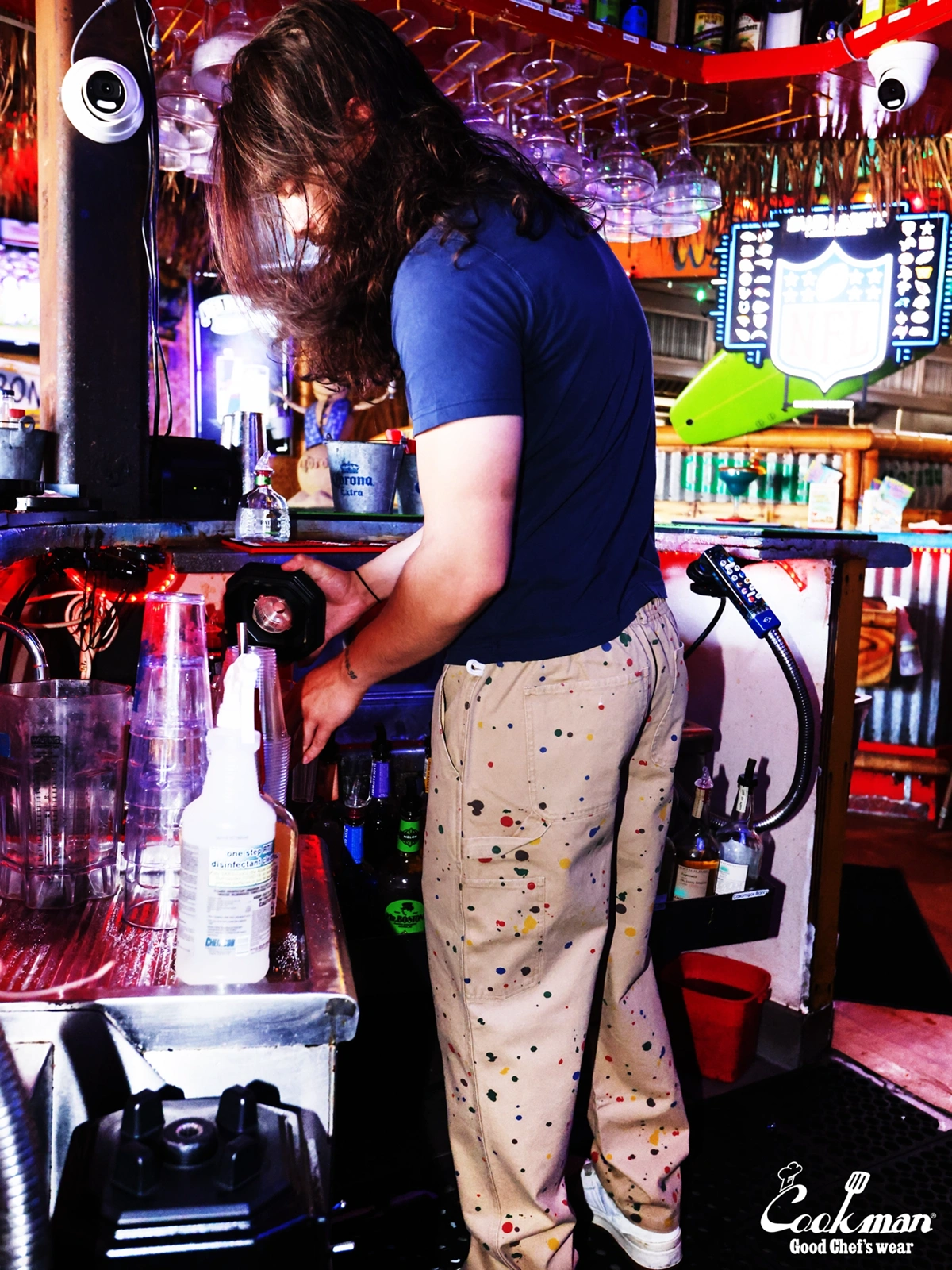 �����ڥ󥿡��ѥ�� Carpenter's Pants 11oz Washed duck canvas Sauce Splash