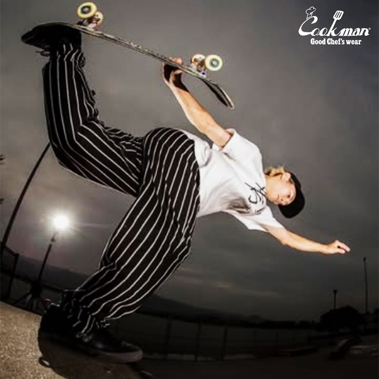եѥ Chef Pants Stripe Black