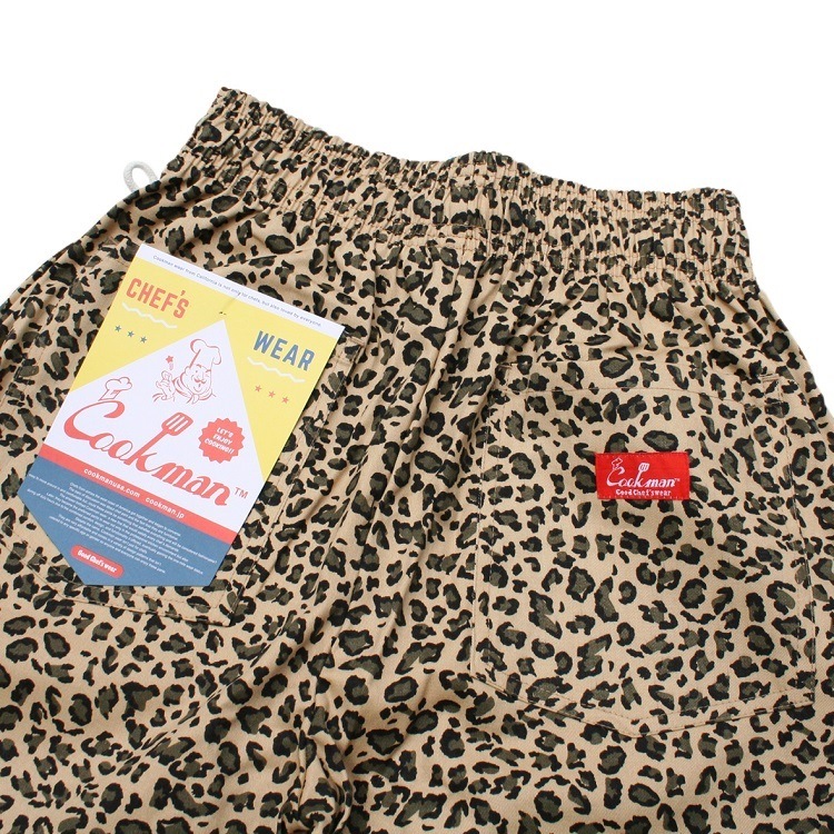 �����եѥ�� Chef Pants Short Leopard