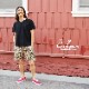 �����եѥ�� Chef Pants Short Leopard