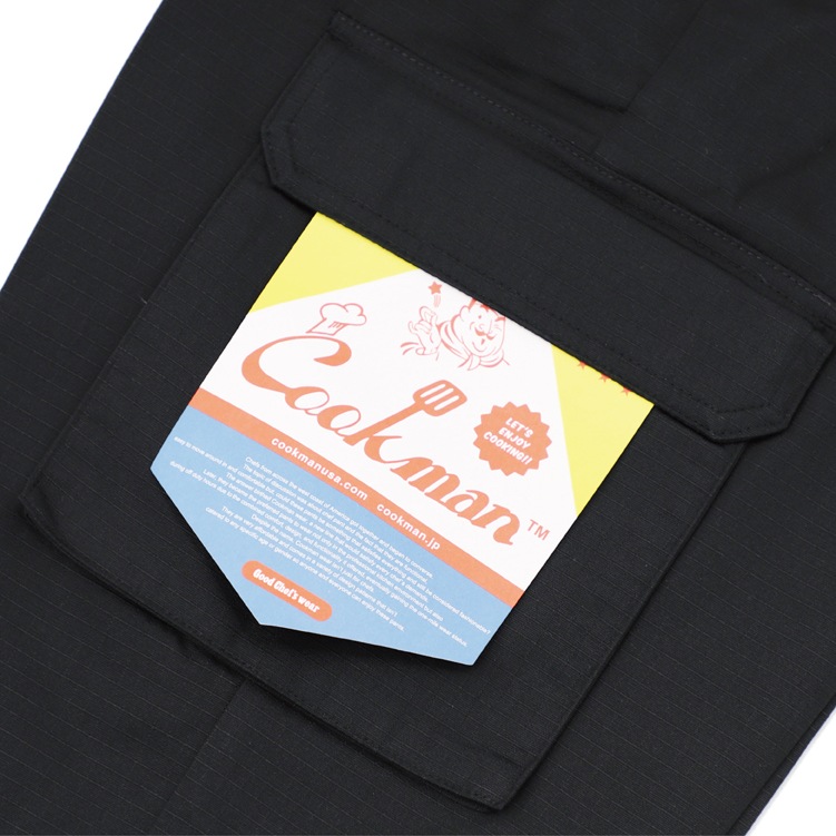 եѥ Chef Pants Cargo Ripstop Black