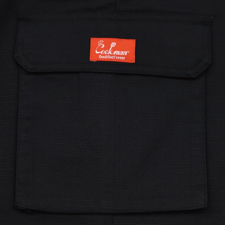 եѥ Chef Pants Cargo Ripstop Black