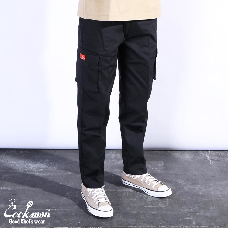 եѥ Chef Pants Cargo Ripstop Black