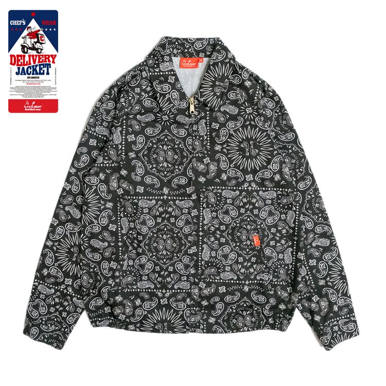 ǥХ꡼㥱å Delivery Jacket  Paisley Black