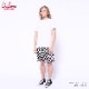 եѥ Chef Pants Short Front pocket Checker Black