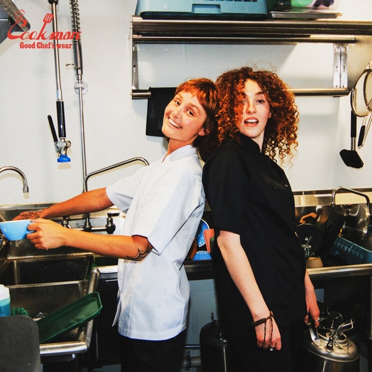 �����ե����� Chef Coat Short Sleeve Side Mesh White (Women��s)