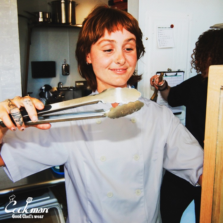 �����ե����� Chef Coat Short Sleeve Side Mesh White (Women��s)