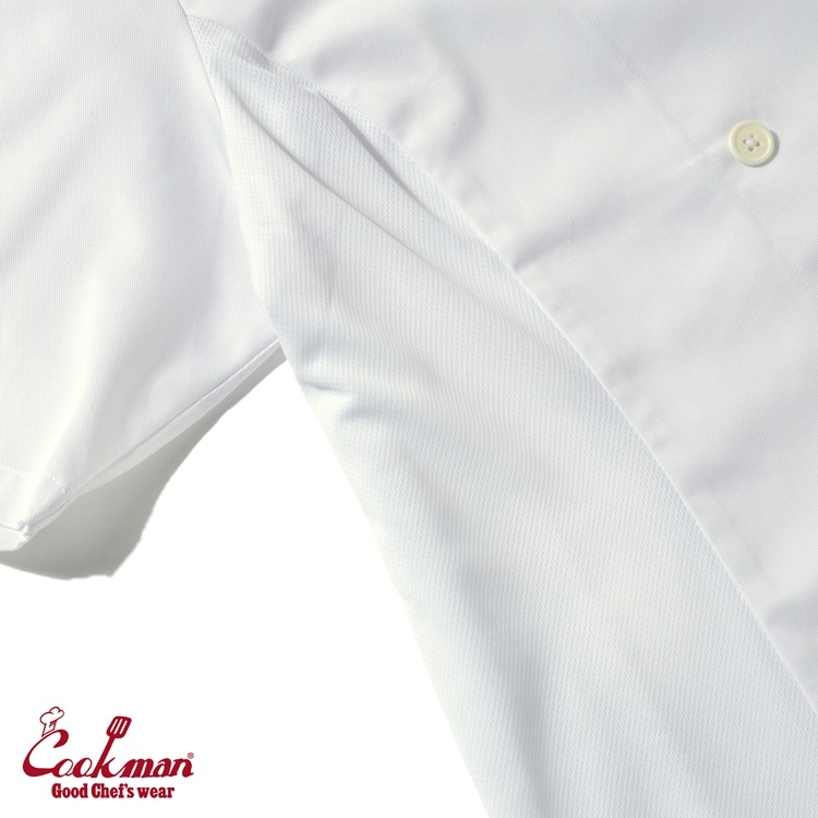 �����ե����� Chef Coat Short Sleeve Side Mesh White (Women��s)