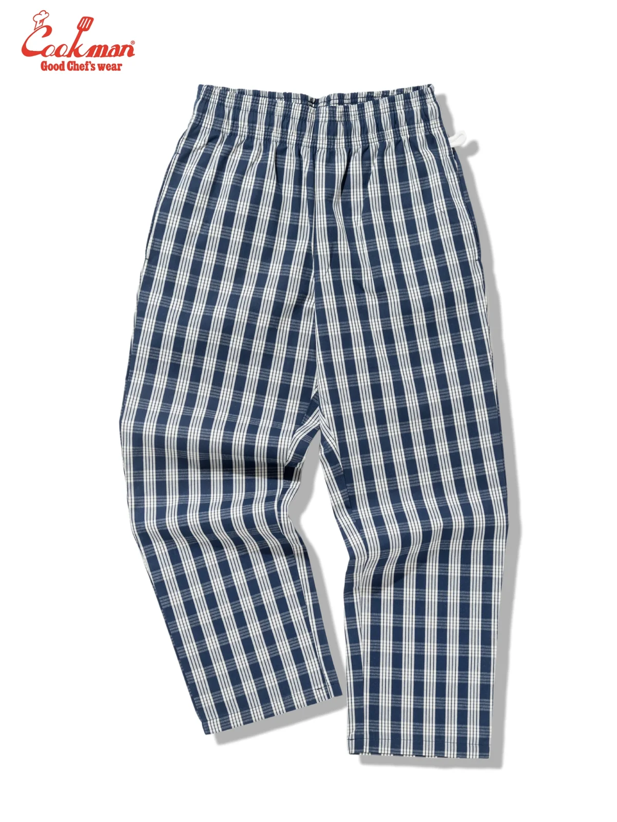 �����եѥ�� Chef Pants Semiwide PALAKA Check Navy