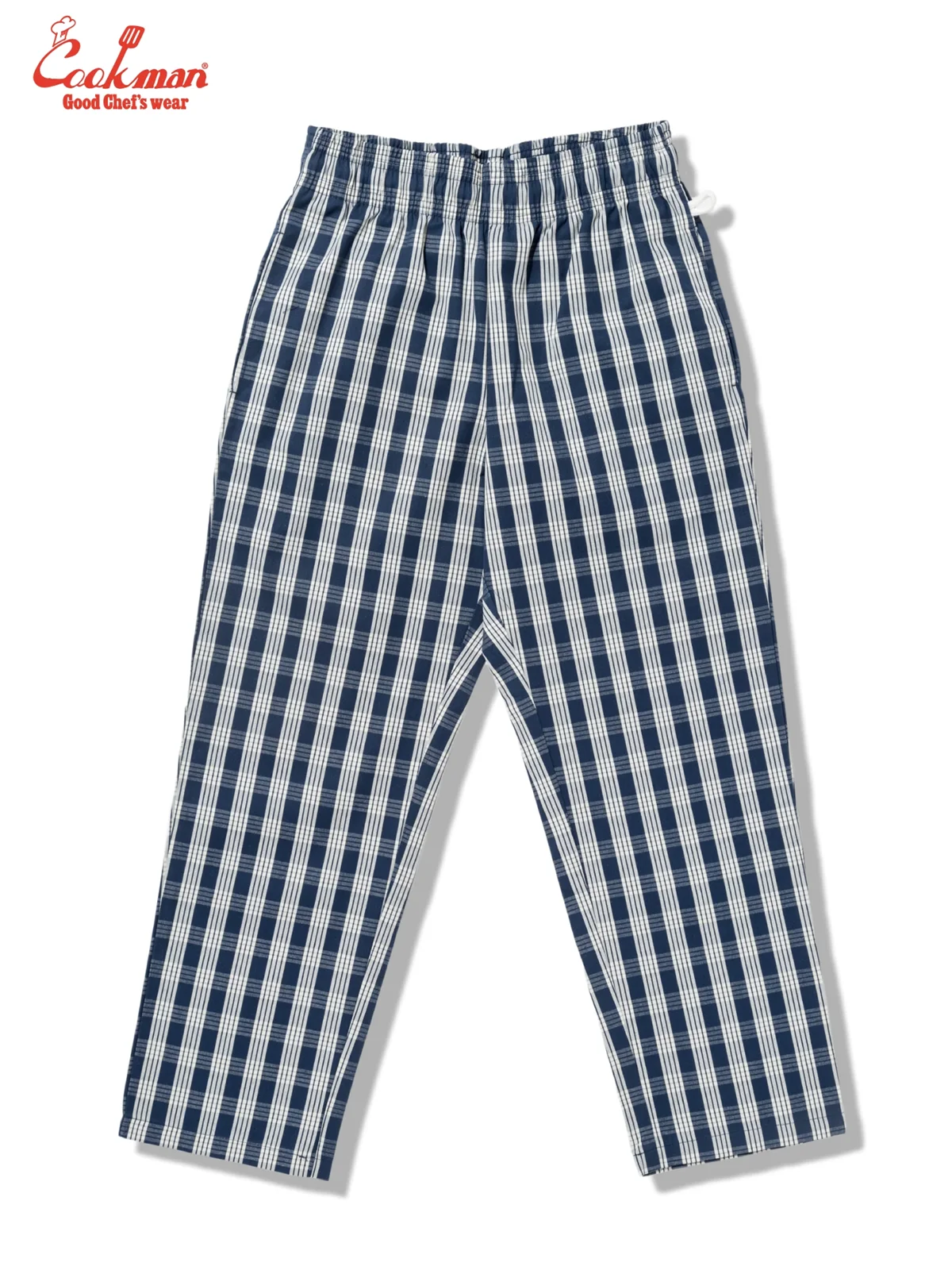 �����եѥ�� Chef Pants Semiwide PALAKA Check Navy
