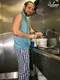 �����եѥ�� Chef Pants Semiwide PALAKA Check Navy