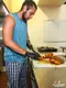 �����եѥ�� Chef Pants Semiwide PALAKA Check Navy