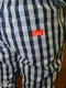 �����եѥ�� Chef Pants Semiwide PALAKA Check Navy