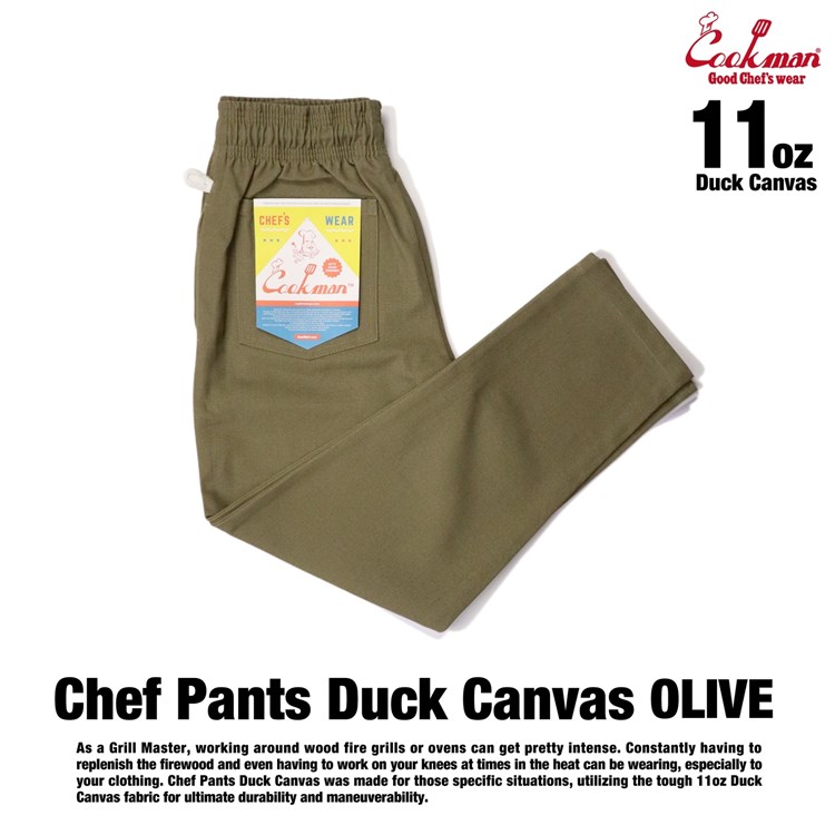 �����եѥ�� Chef Pants Duck Canvas Olive