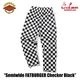 եѥ Chef Pants Semiwide FATBURGER Checker Black 
