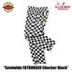 եѥ Chef Pants Semiwide FATBURGER Checker Black 
