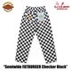 եѥ Chef Pants Semiwide FATBURGER Checker Black 