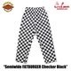 եѥ Chef Pants Semiwide FATBURGER Checker Black 