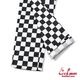եѥ Chef Pants Semiwide FATBURGER Checker Black 