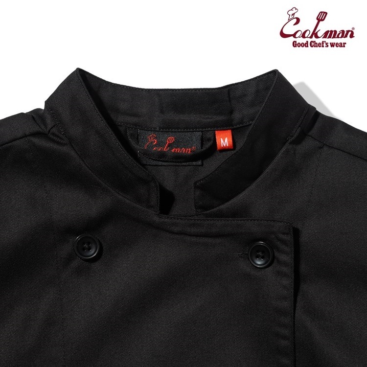 �����ե����� Chef Coat Short Sleeve Side Mesh Black (Women's)