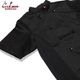 �����ե����� Chef Coat Short Sleeve Side Mesh Black (Women's)