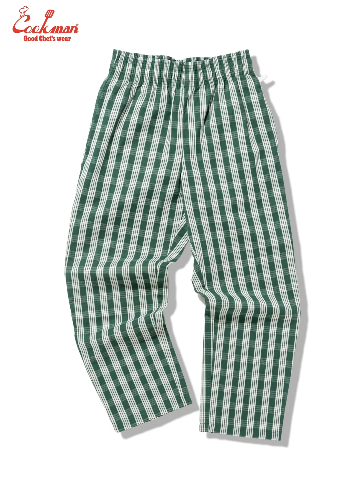 �����եѥ�� Chef Pants Semiwide PALAKA Check Green