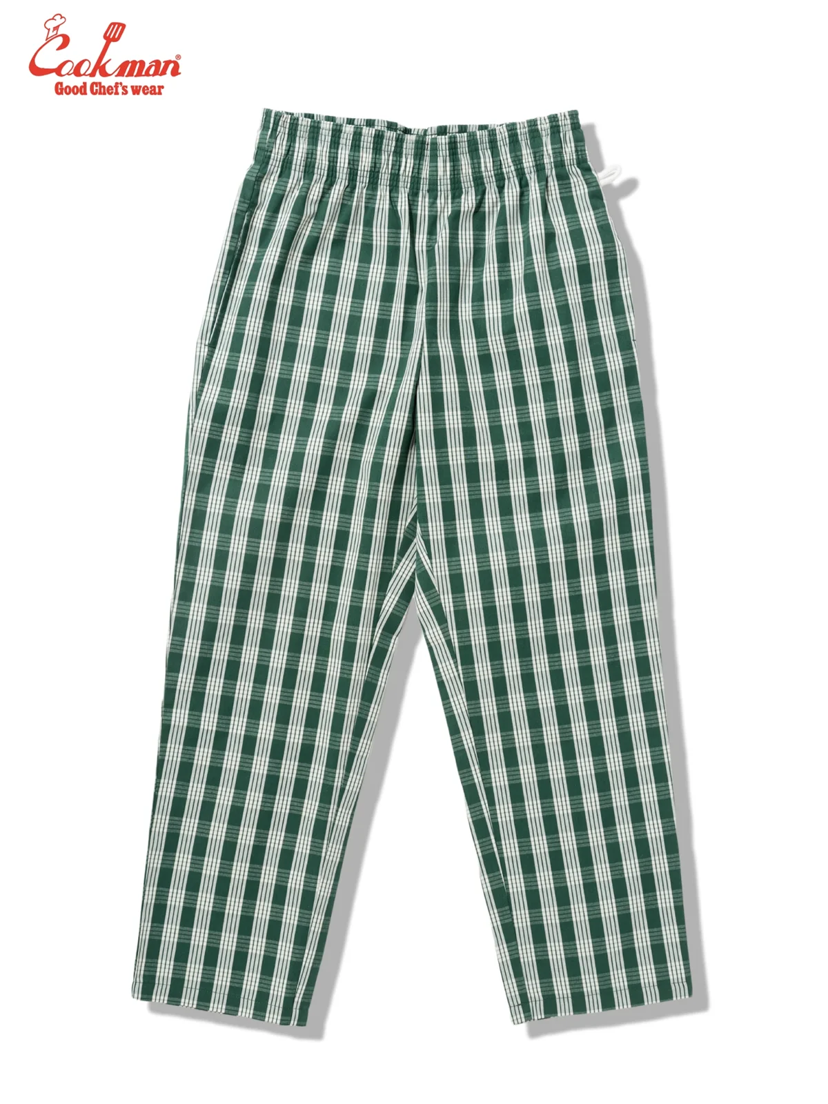 �����եѥ�� Chef Pants Semiwide PALAKA Check Green