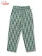 �����եѥ�� Chef Pants Semiwide PALAKA Check Green