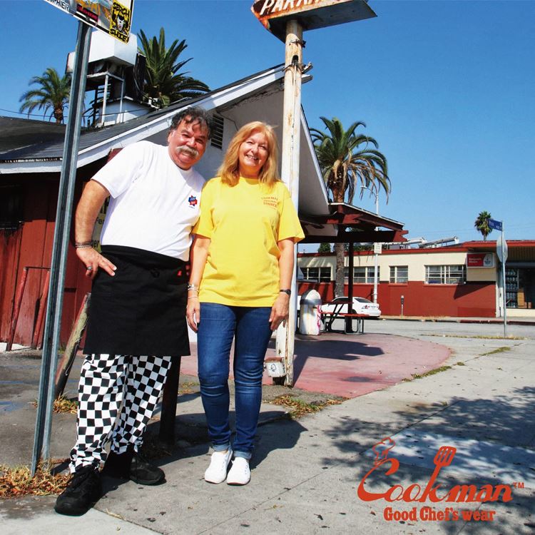 եѥ Chef Pants Checker Black