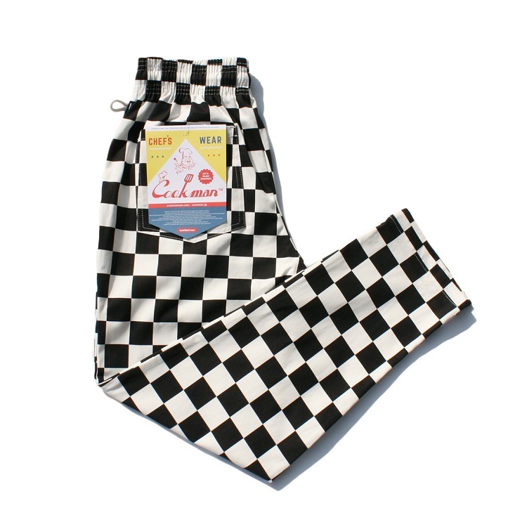 シェフパンツ Chef Pants Checker-COOKMAN SHOP 特販割40% クックマンチェックパンツLサイズ ワークパンツ/カーゴパンツ