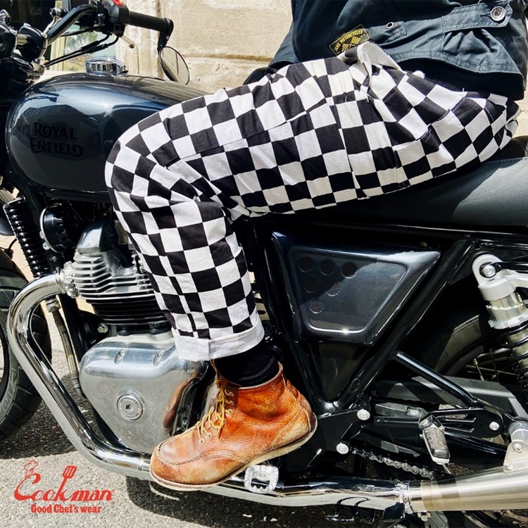 եѥ Chef Pants Checker Black