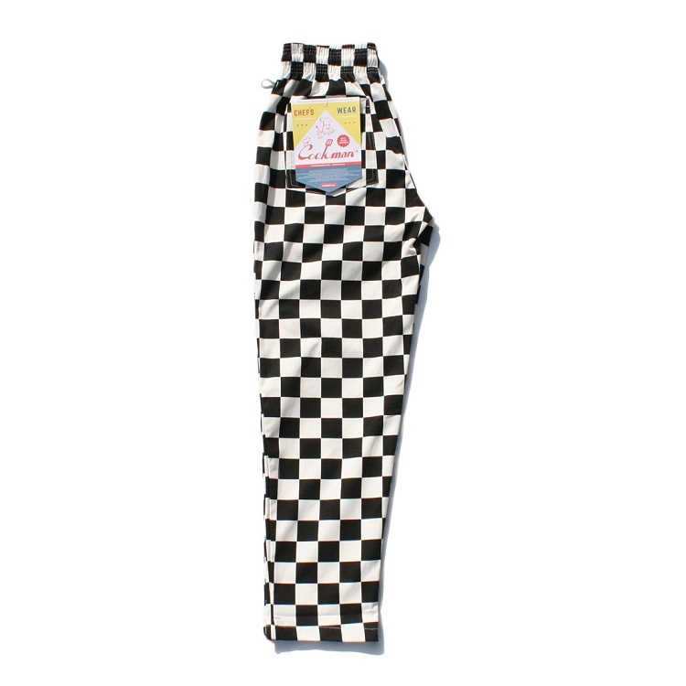 եѥ Chef Pants Checker Black