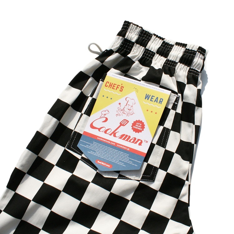 եѥ Chef Pants Checker Black