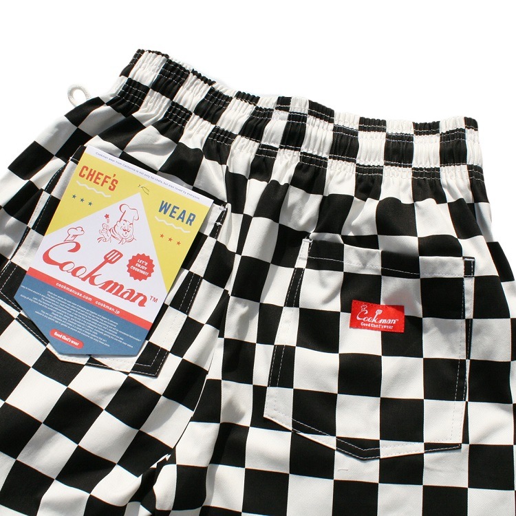 եѥ Chef Pants Checker Black