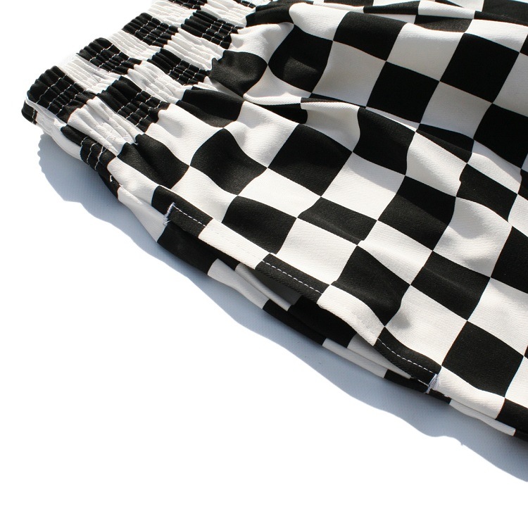 եѥ Chef Pants Checker Black