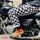 եѥ Chef Pants Checker Black