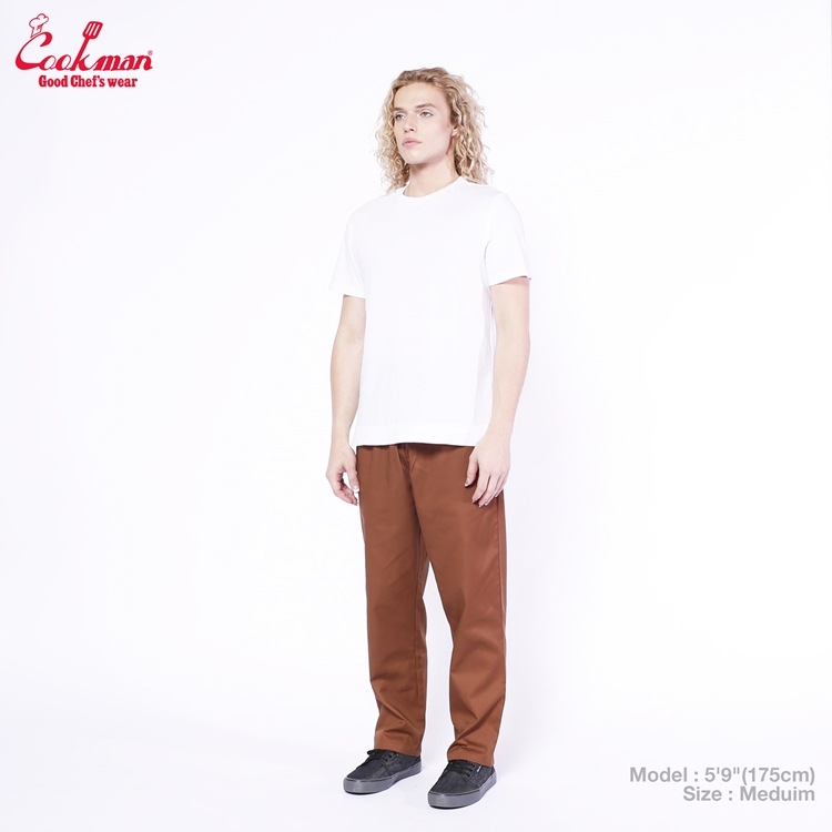 �����եѥ�� Chef Pants Semiwide FATBURGER Chocolate 