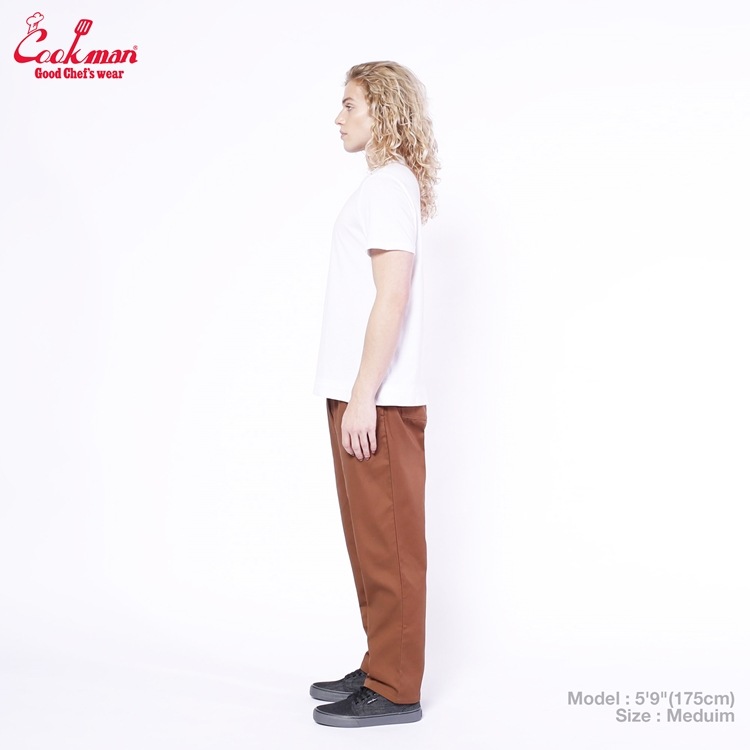 �����եѥ�� Chef Pants Semiwide FATBURGER Chocolate 