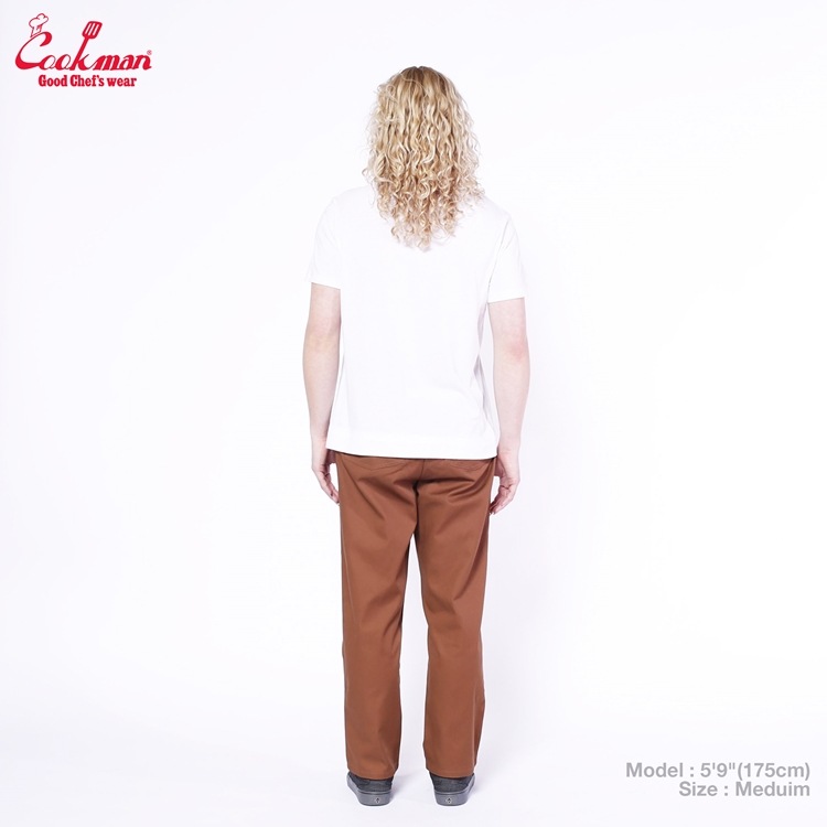 �����եѥ�� Chef Pants Semiwide FATBURGER Chocolate 