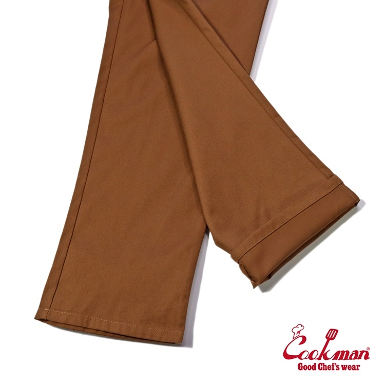 �����եѥ�� Chef Pants Semiwide FATBURGER Chocolate 