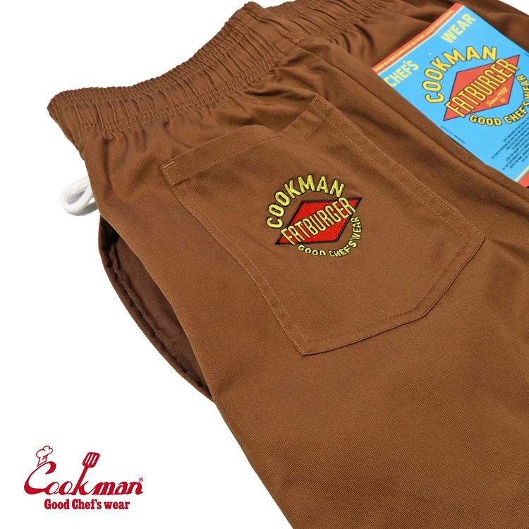 �����եѥ�� Chef Pants Semiwide FATBURGER Chocolate 