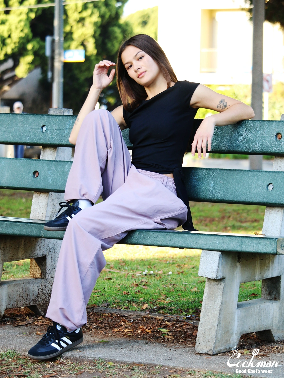 �����ڥ󥿡��ѥ�� Carpenter's Pants Canvas Grayish Pink