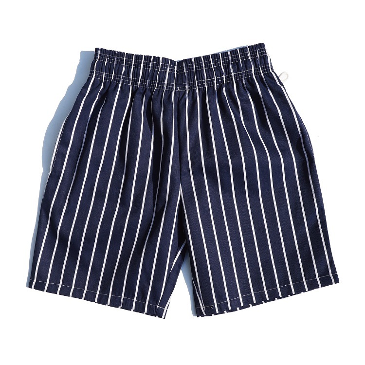 եѥ Chef Pants Short Stripe Navy