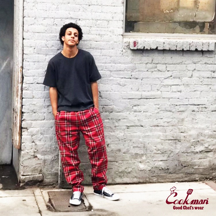 �����եѥ�� Chef Pants Tartan Red