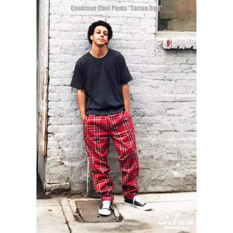 �����եѥ�� Chef Pants Tartan Red