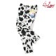 եѥ Chef Pants Cow White Plus Size