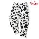 եѥ Chef Pants Cow White Plus Size