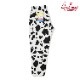 եѥ Chef Pants Cow White Plus Size