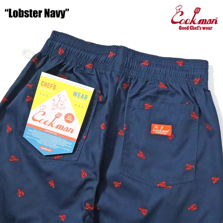 �����եѥ�� Chef Pants Embroidery Lobster Navy 