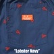 �����եѥ�� Chef Pants Embroidery Lobster Navy 